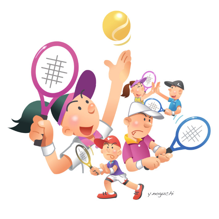 テニス スポーツ 体育の日 イラスト Illust Box